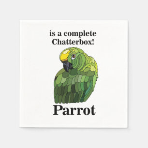 Parrot Bird Funny Tropday Party Serviette