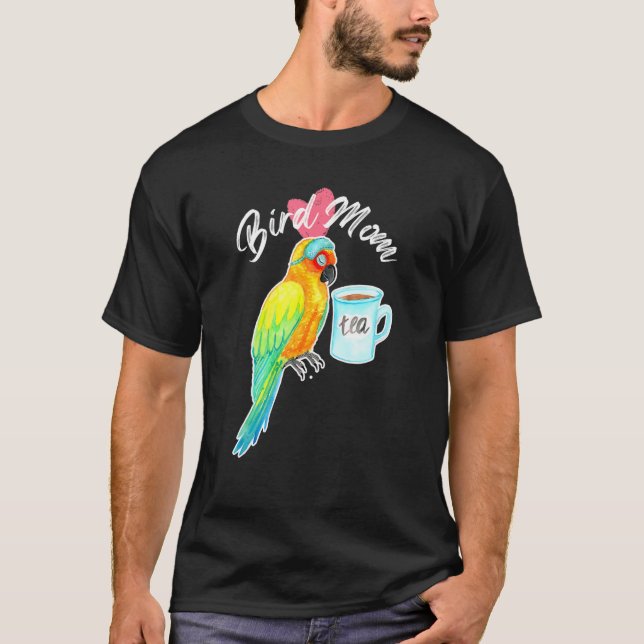 Parrot Bird Mama Sleepy T-Shirt (Vorderseite)