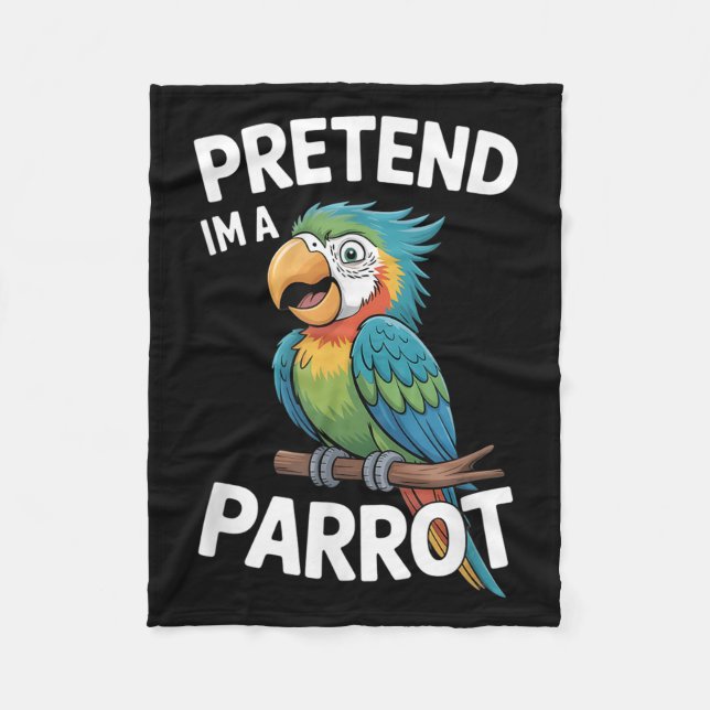 Parrot Costume  Fleecedecke (Vorderseite)