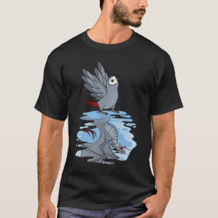 Parrot & Dragon Reflection I African Gray T-Shirt