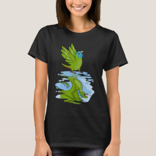 Parrot & Dragon Reflection I Blue Crowned Conture T-Shirt