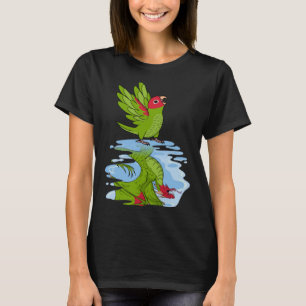 Parrot & Dragon Reflection I Cherry Kopfende Const T-Shirt