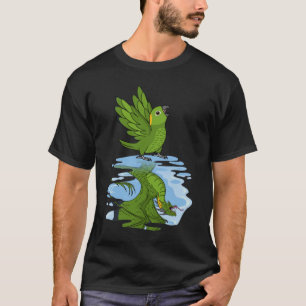 Parrot & Dragon Reflection I Yellow Napni Amazon T-Shirt