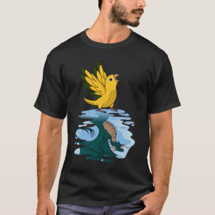 Parrot & Dragon Reflektion I Golden Conture 2 T-Shirt