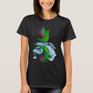 Parrot & Dragon Reflektion I Männlicher Eclectus T-Shirt