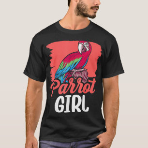 Parrot Girl Pet Animal Parrots Niedlich T-Shirt