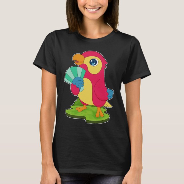 Parrot-Hand-Ventilator T-Shirt (Vorderseite)