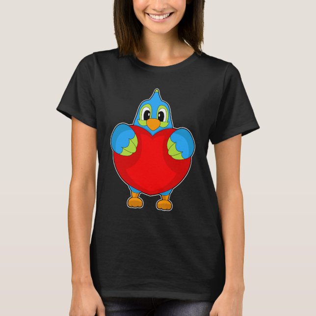 Parrot Heart T-Shirt (Vorderseite)