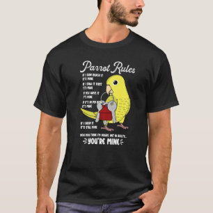 Parrot House Rules Es ist mein gelber Paprika Pr T-Shirt