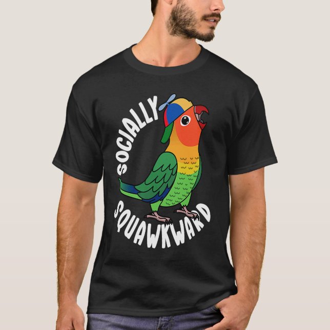 Parrot I Fischers Lovebird T-Shirt (Vorderseite)