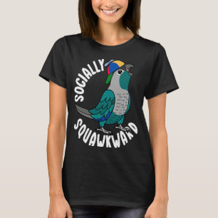 Parrot I Türkis Green Cheek T-Shirt
