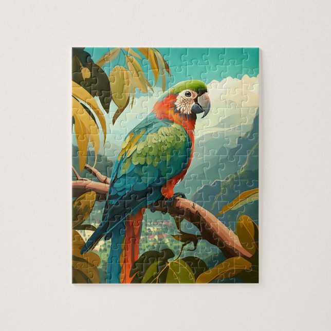 Parrot Jigsaw Puzzle (Vertikal)