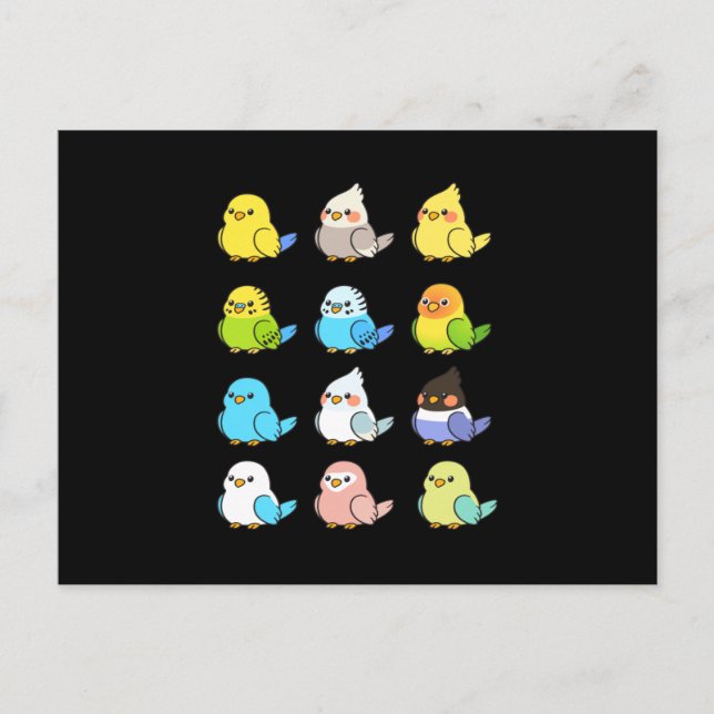 Parrot Kids Bird Pet Postkarte (Vorderseite)