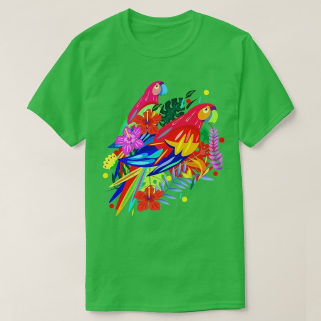 Parrot lustig 1 T-Shirt (Design vorne)