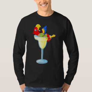 Parrot Margarita trinken Glas tropischen Urlaub T-Shirt