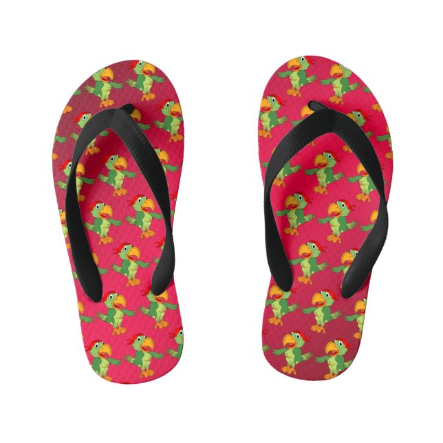 Parrot Pair der Flip Flops (Fußbett)