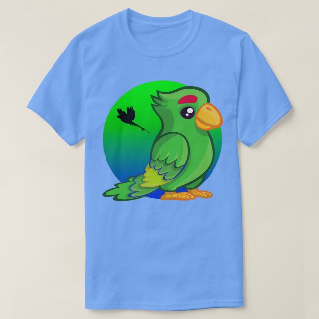 Parrot Paradise Circle Birds T-Shirt (Design vorne)