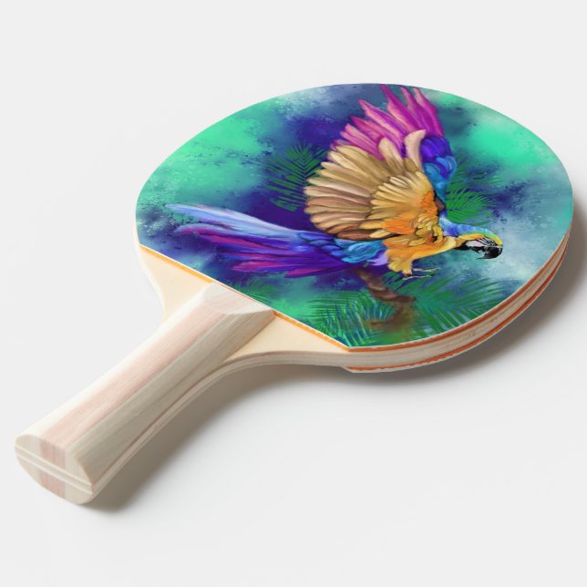 Parrot Ping Pong Paddle Tischtennis Schläger (Vorderseite)