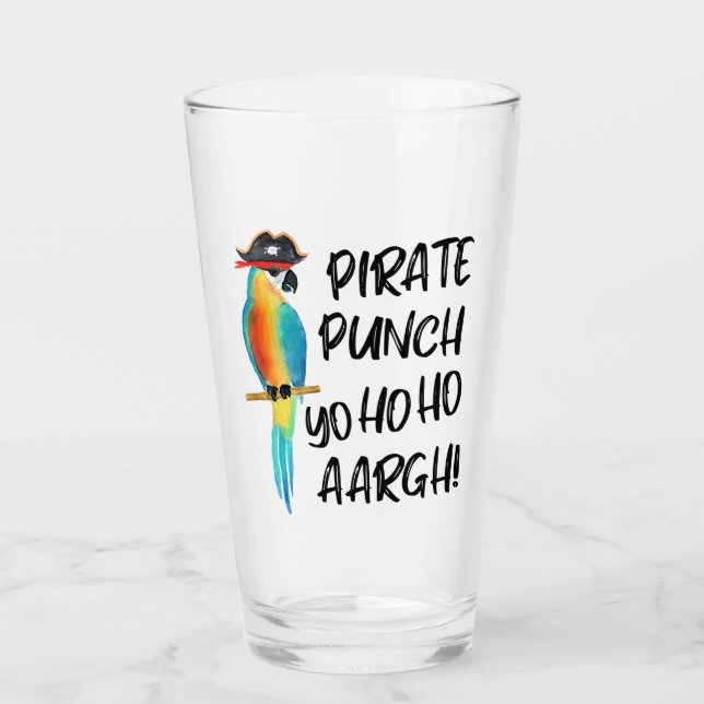 Parrot Pirate Punch Glas (Vorderseite)