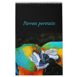 Parrot Portraits Kalender