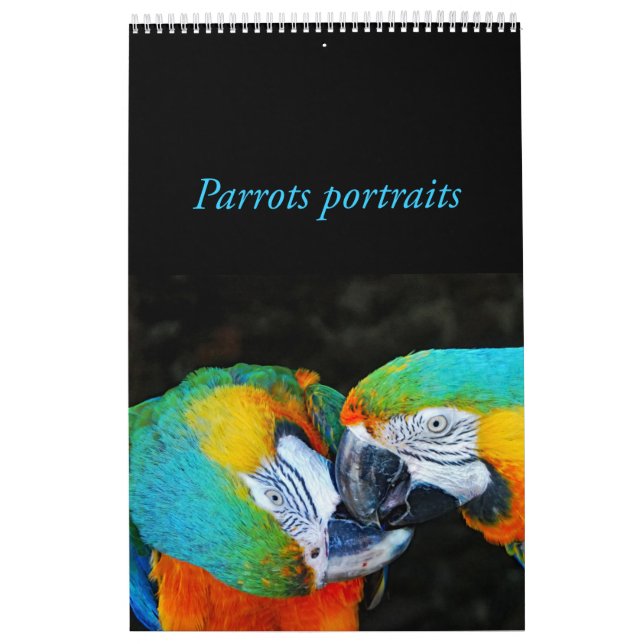 Parrot Portraits Kalender (Titelbild)