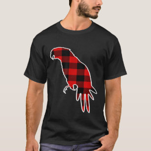Parrot Red Buffalo Kariert Parrakeet Matching Pj F T-Shirt