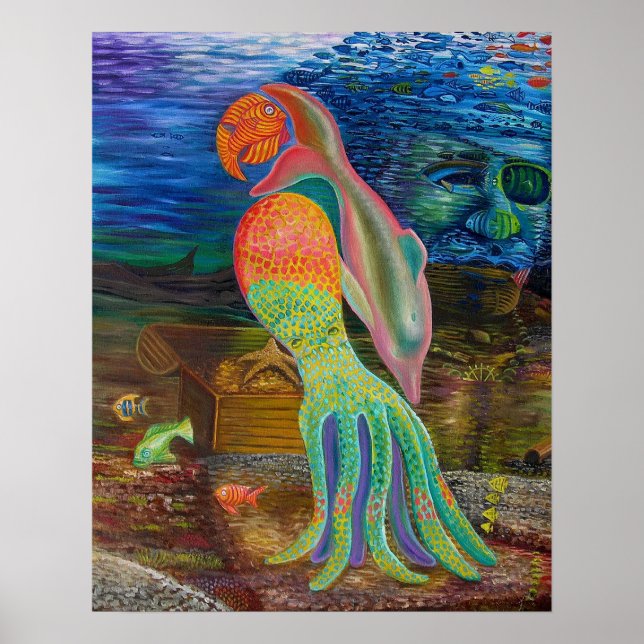 ''PARROT REEF'' POSTER (Vorne)