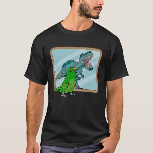 Parrot & Rex Reflection I Male Eclectus T-Shirt (Vorderseite)