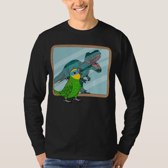 Parrot & Rex Reflection I Orange winged Amazon T-Shirt (Vorderseite)