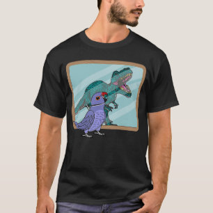 Parrot & Rex Reflection I Violett Indianerringshal T-Shirt