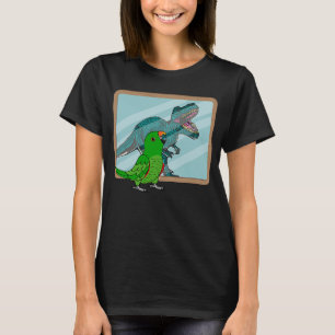 Parrot & Rex Reflektion I Männlicher Eclectus T-Shirt