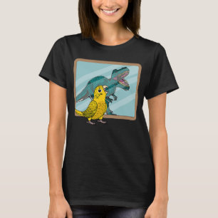 Parrot & Rex Reflektion I Yellow Lutino Budgie Bud T-Shirt
