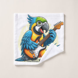 Parrot Rock Music Badhandtuch Set