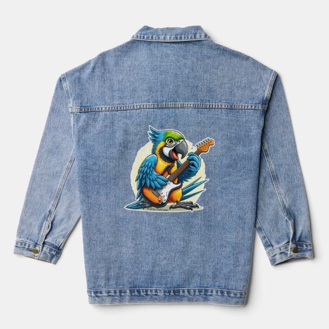 Parrot Rock Music Jeansjacke (Rückseite)