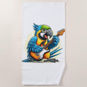 Parrot Rock Music Strandtuch