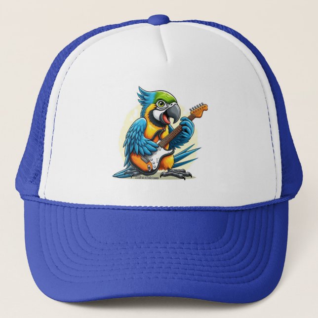 Parrot Rock Music Truckerkappe (Vorderseite)