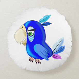 Parrot Rundkissen - individuell einstellbar Rundes Kissen