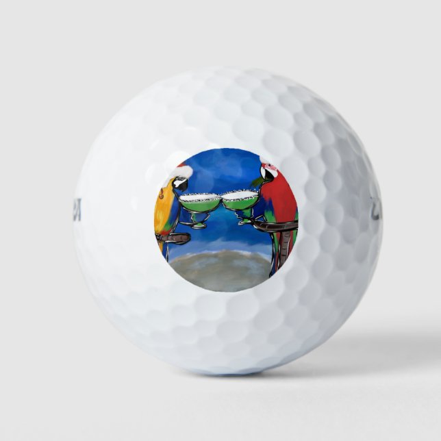 Parrot Santa Golfball (Vorderseite)