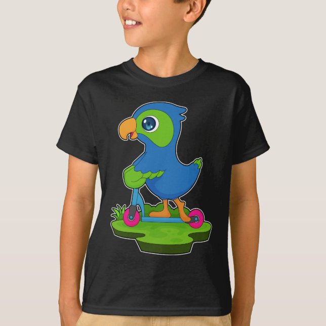 Parrot Scooter T-Shirt (Vorderseite)
