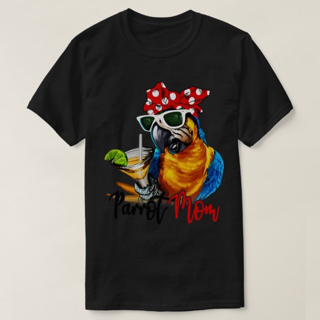 Parrot Shirt Parrot Mama Bandana (Design vorne)