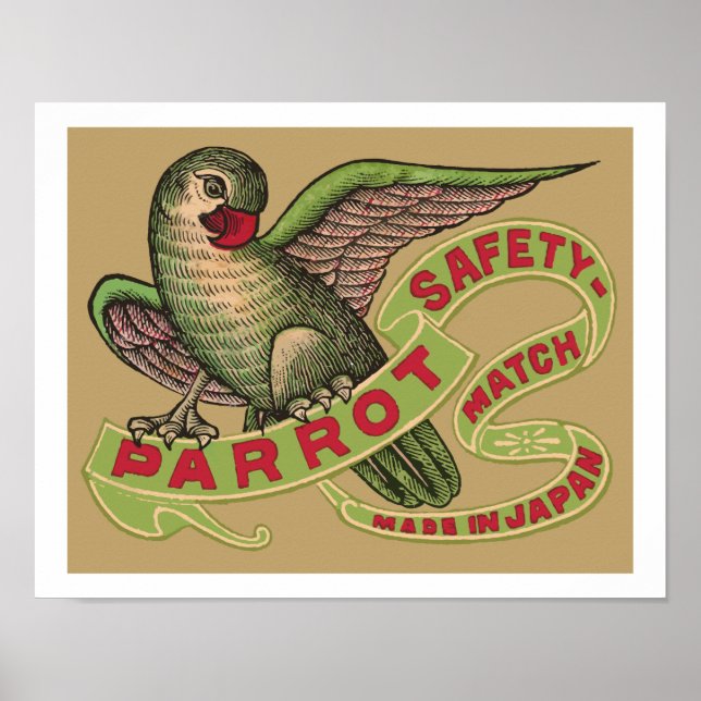 Parrot-Sicherheitsmatten Poster (Vorne)