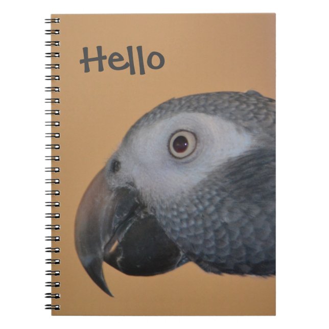 Parrot Spiral Notebook Notizblock (Vorderseite)