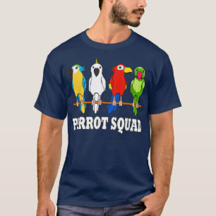 Parrot Squad Niedlich Team Parrot Bird T-Shirt