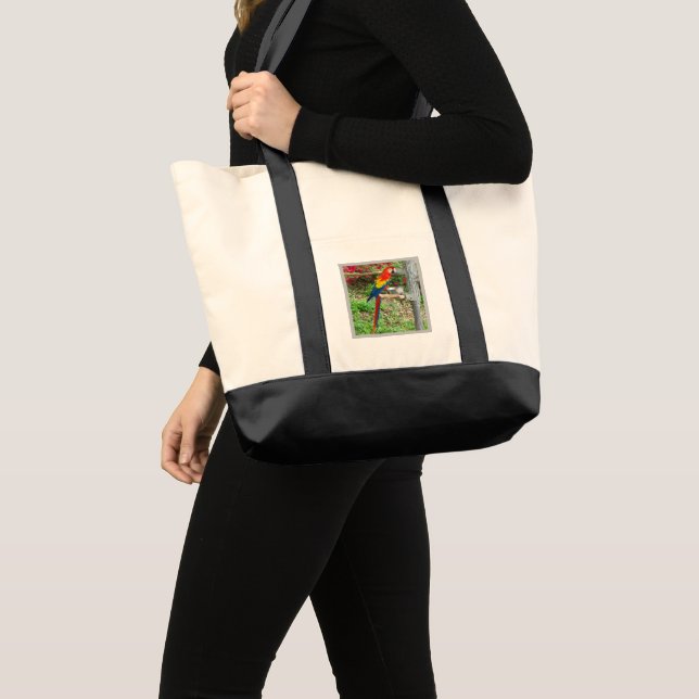Parrot Tote Bag Tragetasche (Vorderseite (Produkt))