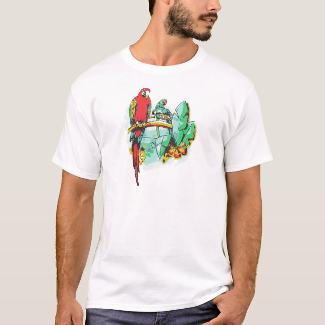 Parrot Trio T-Shirt (Vorderseite)
