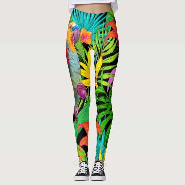 PARROT TROPICAL BIRD LEGGINGS (Vorderseite)