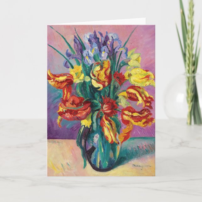 Parrot Tulips | Henri Manguin Karte (Vorderseite)