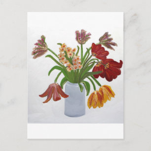 Parrot Tulips: Susan Payne-Trutna Postkarte