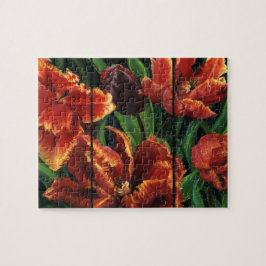 "Parrot Tulips Triptych" Puzzle
