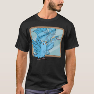 Parrot und Dragon Reflection I Blue Parrotlet 1 T-Shirt